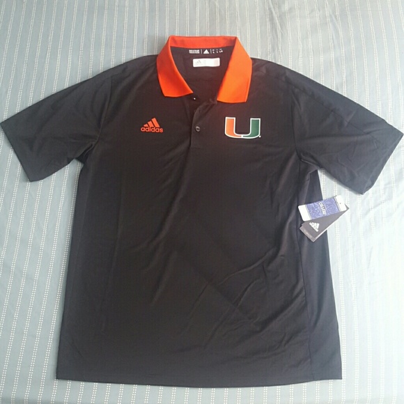 miami hurricanes polo adidas